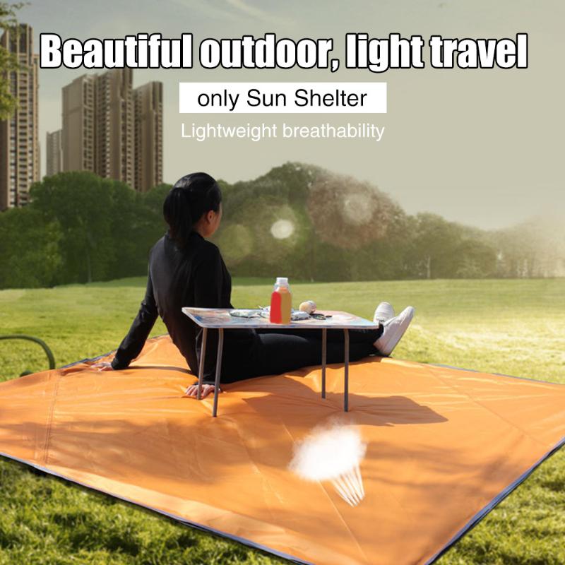 

Camping Tent Sunshade Outdoor Backyard Oxford Cloth Sun Shelter Canopy Water Resistant Summer Anti UV Picnic Awning Shade Sails