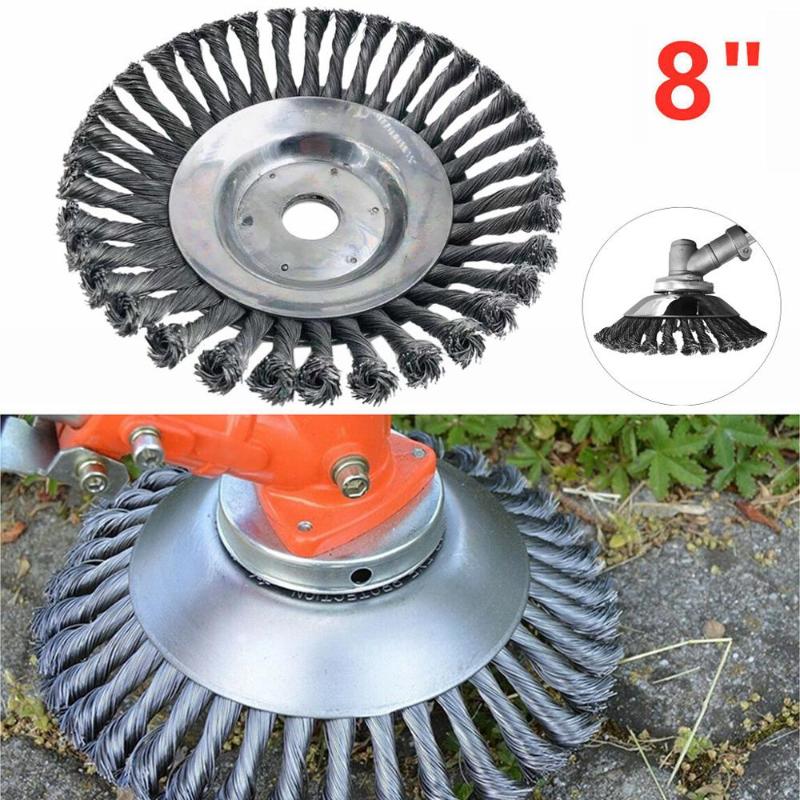 

6/8 Inch Grass Trimmer Head Steel Wire Trimming Head Rusting Brush Cutter Mower Wire Weeding for Lawn Mower 40*
