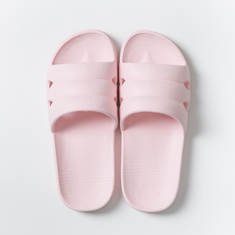 

2020 Summer New Wear-Resistant Couple Bathroom Slippers Home Outdoor Fashion Slipper Female, Black