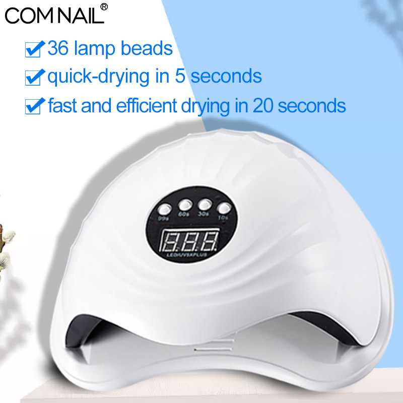 

108W 36LEDs SUN5XPLUS UV LED Nail Lamp For Nail Dryer With 10s/30s/60s/99s Timer Auto Sensor Manicure Machine Quick Drying, White sun5xplus