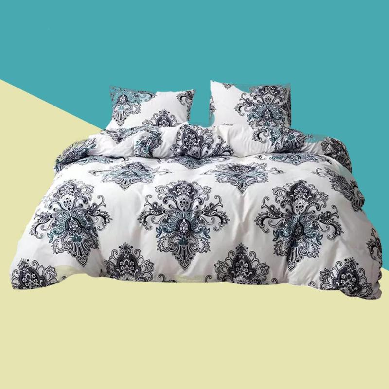 

Bedding Set with 51*66CM Pillowcases Duvet Cover Sets Bed Linen Sheet Single Double Queen King  Quilt Covers Bed cover, Color 5