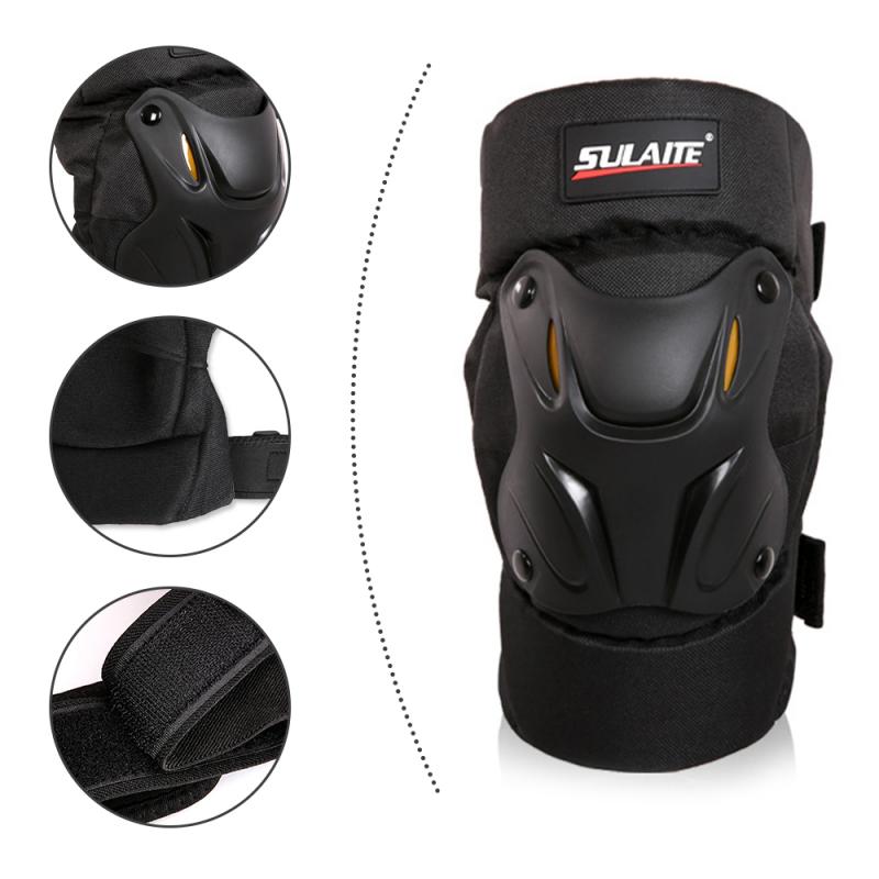 

1 Pair/2PCs Windproof Cold-Proof Black Motorcycle Motocross Racing Knee Pads Off Road Gear Protector Motorcycle Accessories