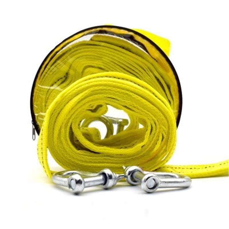 

5 Tons 4 Meter Towing Rope Tow Cable Van Pulling Rope Towing Pull Strap Hooks Off-road Vehicle Road Recovery