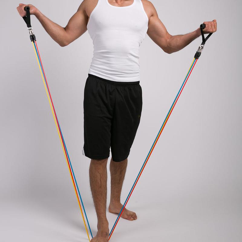 

TPE Training Pull Rope 11Pcs/set Elastic Resistance Bands Workout Rubber Elast Band For Fitness Sports Gym Exercise Equipment