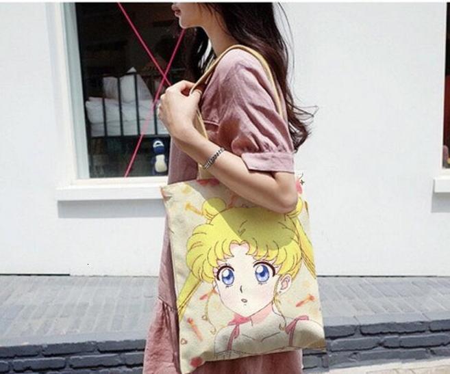 

Cardcaptor Card Captor Sakura Girl Handbag Sailor Moon Cute Shoulder Bag Tote Lolita Casual Cosplay Messenger Travel Bags