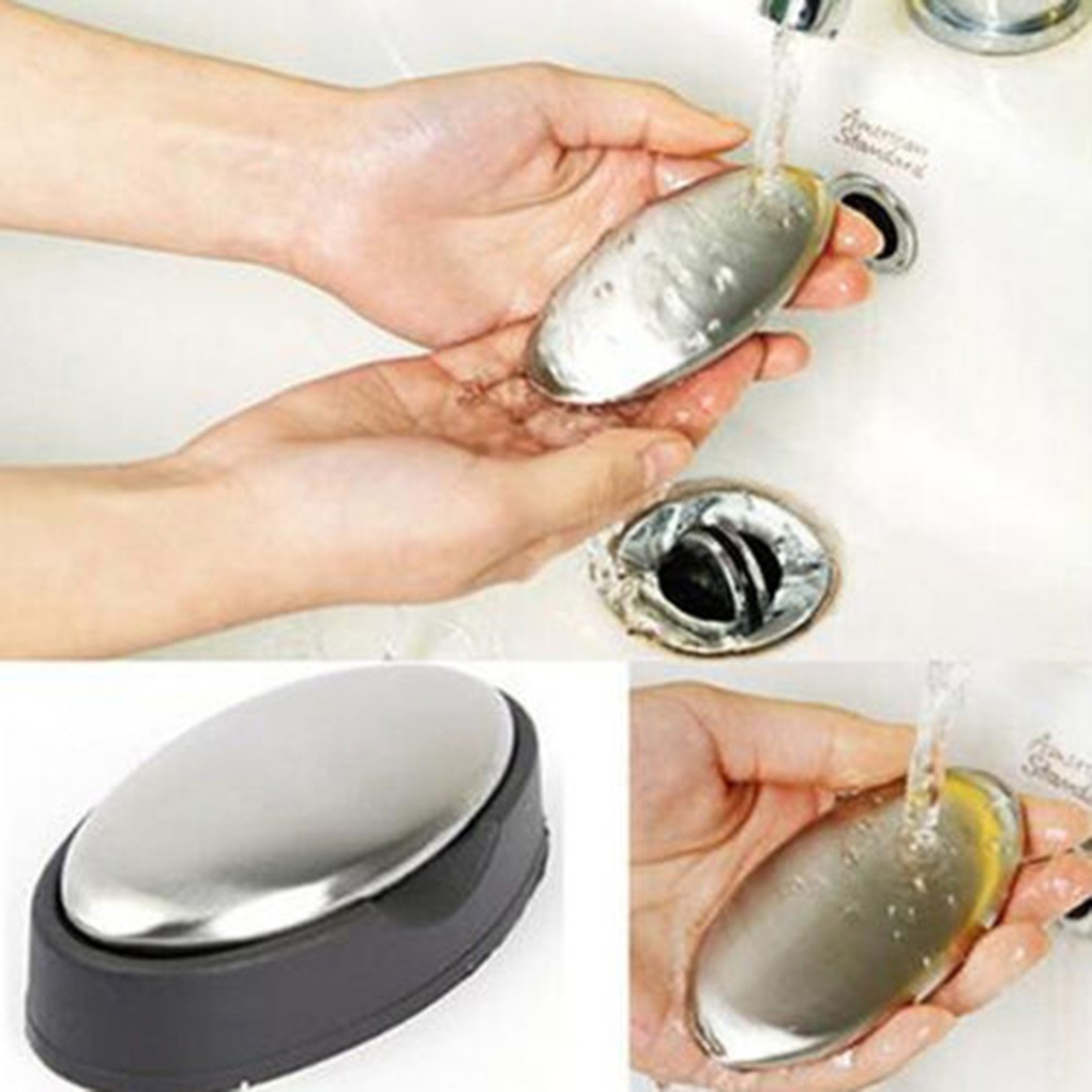Stainless Steel Soap Shape Deodorize Smell from Hands Retail Eliminating Kitchen Bar bathroom Soap Useful Tools Smell Soap Bar-image-556194606