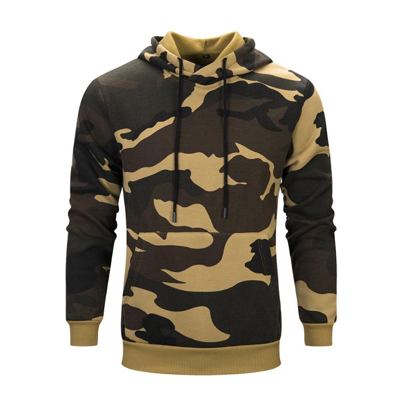 

Oversized Sweatshirt Pullover Autumn Winter Hoodies Men Camouflage Long Sleeve Leisure Men' Hoodie Sweatshirts Blouse Jumper, Khaki