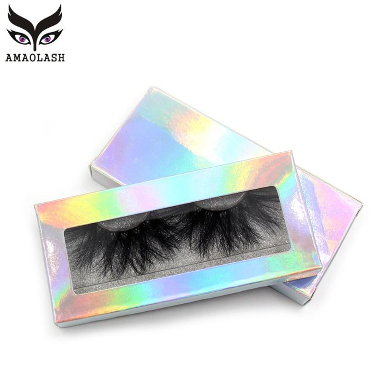 

AMAOLASH Mink Eyelashes 25mm Lashes Fluffy Long Lasting 3D Mink Lashes Cruelty Free Eye Natural False Eyelashes Makeup