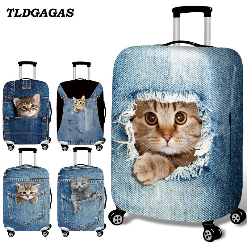 Travel Luggage Cover Abstract Art Camera Green Suitcase Protector Fits 18-20 Inch Washable Baggage Covers