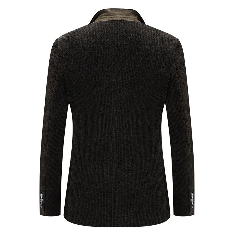 

Mens Clothes Corduroy Formal Business Suit Men Casual Single Breasted Blazers Coat Man Spring Autumn Slim Male Suits Size 3XL, As the picture