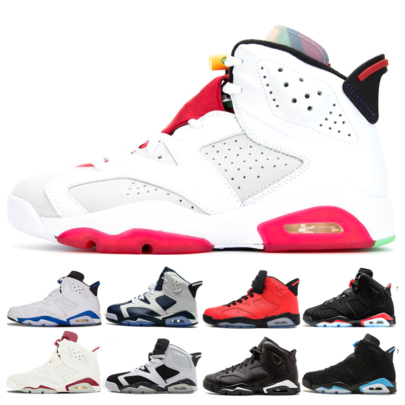 

hotting men shoes 6s 6 basketball shoes Hare Alternate Carmine White Infared Sport Blue Olympic Reflections of Champion des chaussures shoe