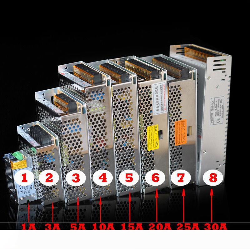

led power supplies 30A 25A 20A 15A 12.5A 10A 8.5A 6.5A 5A 2A 12V led power supply drivers High Quality