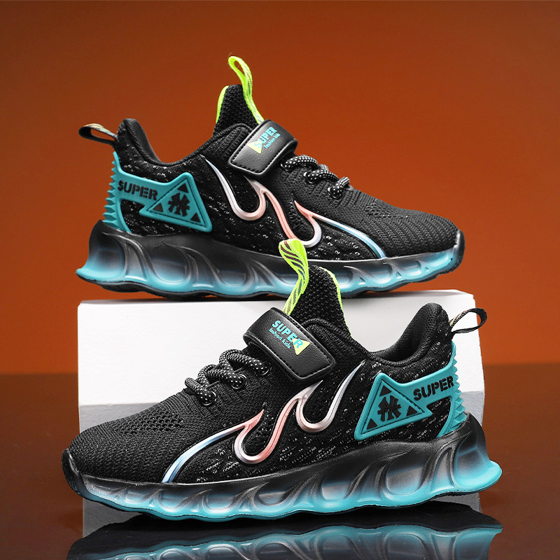 

Boys Casual Shoes For Kids Sneakers Children Shoes For Boys Sneakers Girls Breathable Fashion tenis infantil menino 2020, Blue