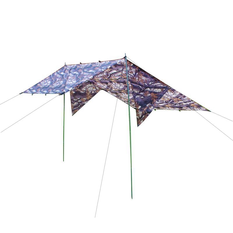 

Outdoor Rodless Tent Camouflage Ultralight Sun Shelter Radiation Beach Tent Waterproof Awning Camping Moisture Proof Carpet