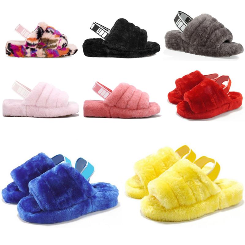 fur flip flops wholesale