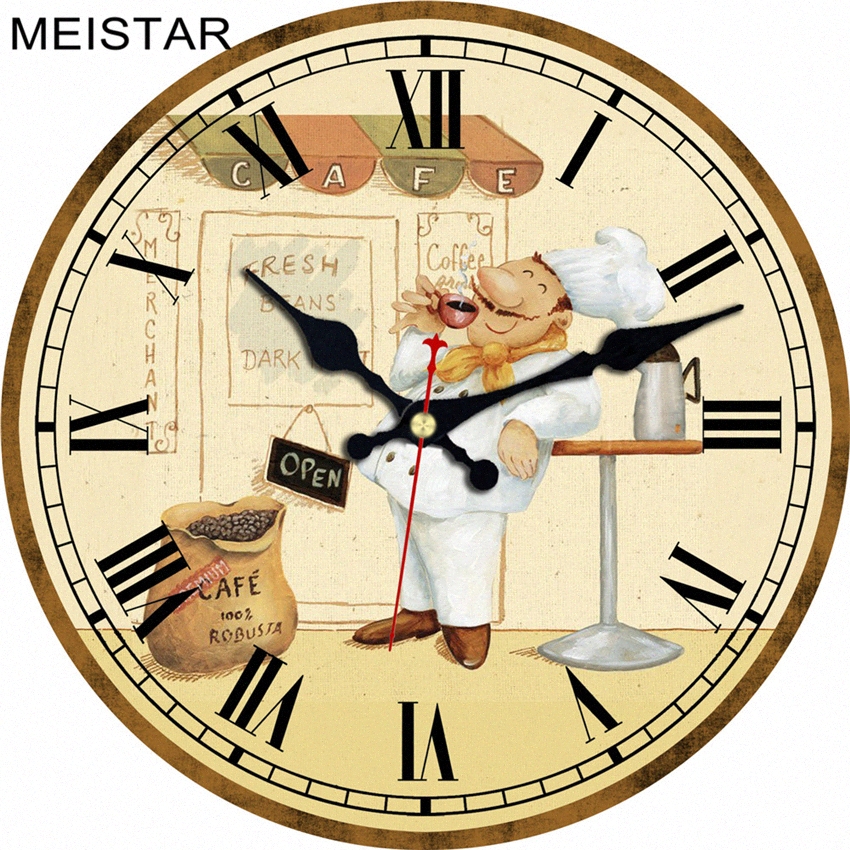 Stylish DIY Numbers Wall Clock Self Adhesive Gold W7345