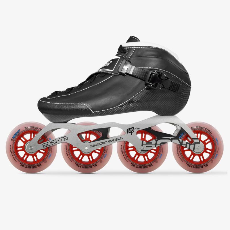 

BONT Inline NGage Kids skate boot speed skate boot carbon Professional, 4x90mm pkg