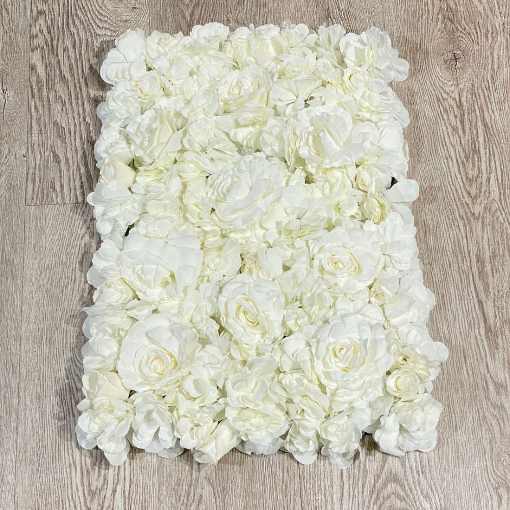 2021 40x60cm Artificial Flower Wall Wedding Decoration Flower Mats Rose