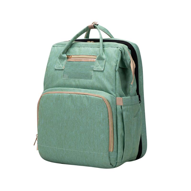 

Multifunctional Outdoor Large Capacity Backpack Baby Bed Diaper Bag Foldable Storage Bag Durable Waterproof Backpack 2020#LR2, Pink color