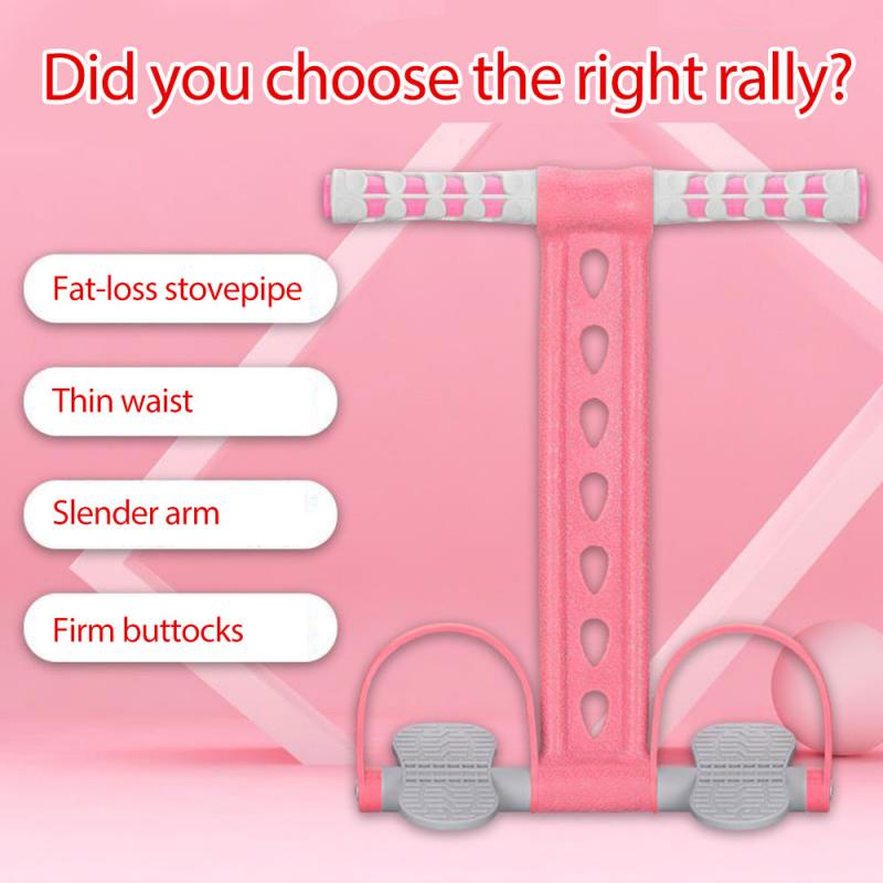 

FateFan Multifunction Tension Rope Natural Latex Tension Rope Fitness Equipment for Abdomen Waist Arm Leg Training, Red