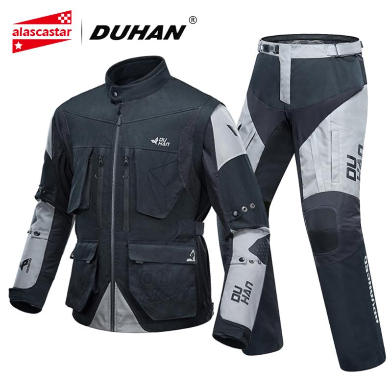 

DUHAN Motorcycle Jacket Spring Autumn Jaqueta Motociclista Men Breathable Moto Motocross Jacket Motorbike Riding