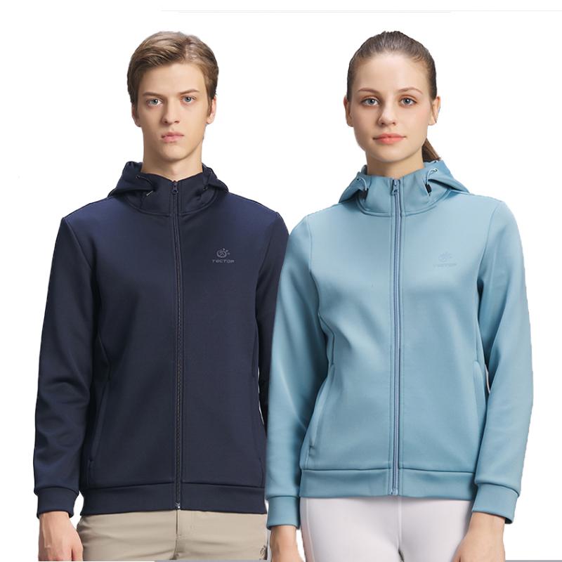 

Men Women Spring Autumn Outdoor Solid Hiking Hooded Jackets Windbreaker Hiking Climbing Camping Breathable Coats VA791, Women blue jakcet