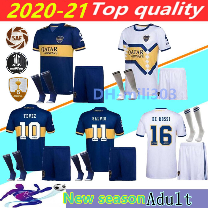 

2020 2021 Boca Juniors Jersey Home Away uniform 20 21 Boca Juniors MARADONA TEVEZ DE ROSSI football shirt kits, Black