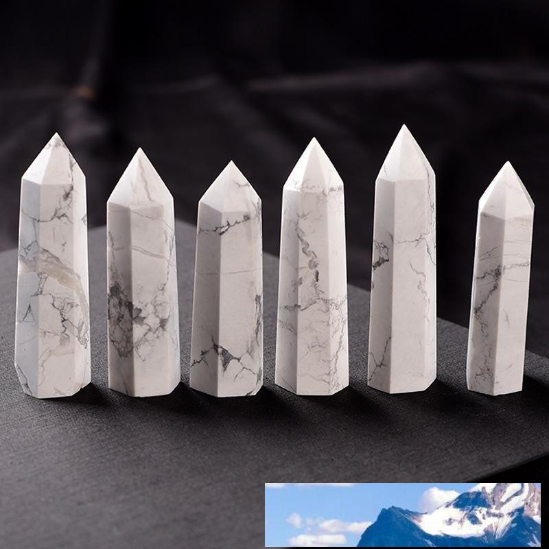 

Natural White-turquoise Crystal Quartz Tower Quartz Point White Crystal Stone Obelisk Wand Healing Crystal 6.5-8cm