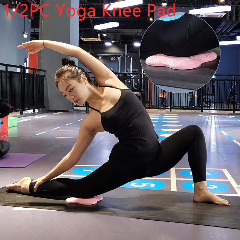 

New Yoga Knee Pads Cusion Support For Knee Wrist Hips Hands Elbows Support Pad Yoga Mat For Fitness Exercise Sports, Red