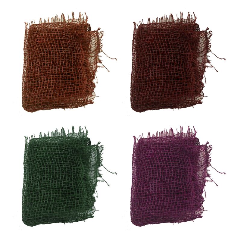 

Newborn Handcraft Jute Backdrop Blanket Chunky Burlap Layer Mesh Baby Photography Prop, Brown