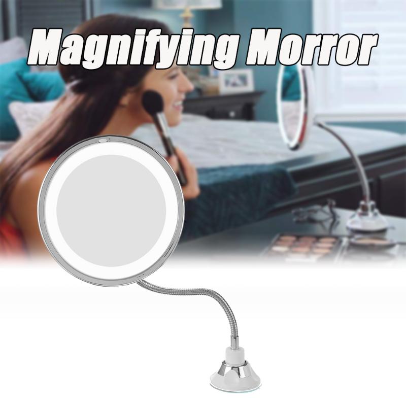 

New 10X/5X LED Mirror Makeup Mirror with LED Light Vanity Magnifying Miroir Miroir Magnifying with Light