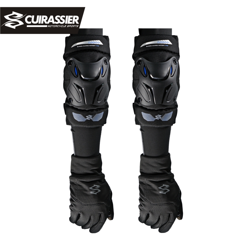 

Cuirassier Motorcycle Knee Elbow Pads Motocross Kneepads Protector Shin Guards protective Gears Paintball Skating Racing Riding