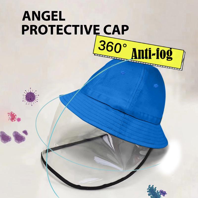 

#H40 Summer Solid Bucket Hat Women Fashion Cotton Beach Sun Hats With Waterproof Cover chapeau Outdoor Cycling Hat Fisherman, Blue