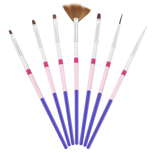 

7Pcs Drawing Painting Dotting DIY Brushes Acrylic Tips Liner Nail Art Pens Set