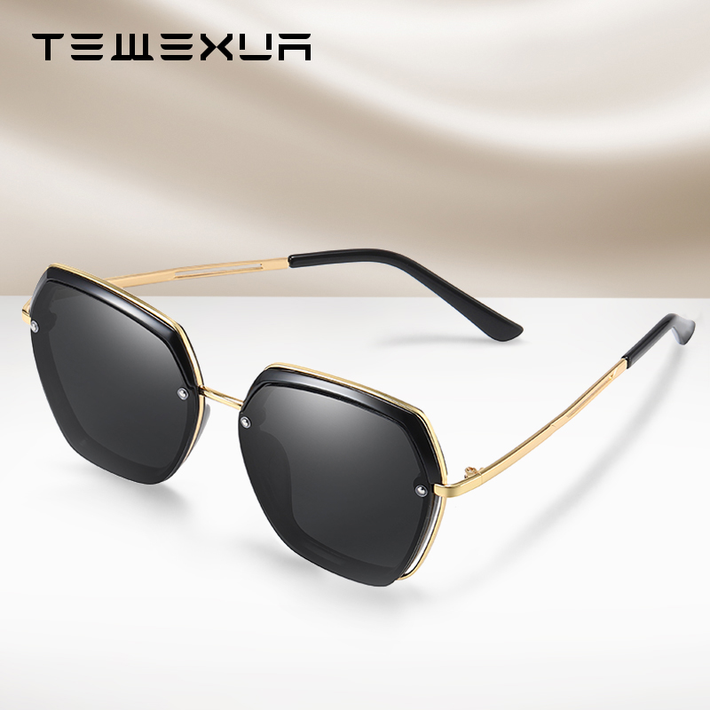 

TEWEXUA Women Designer Fashion Unisex Sunglasses High Quality Men Sun Glasses Male Eyewear Ladies Female Glasses