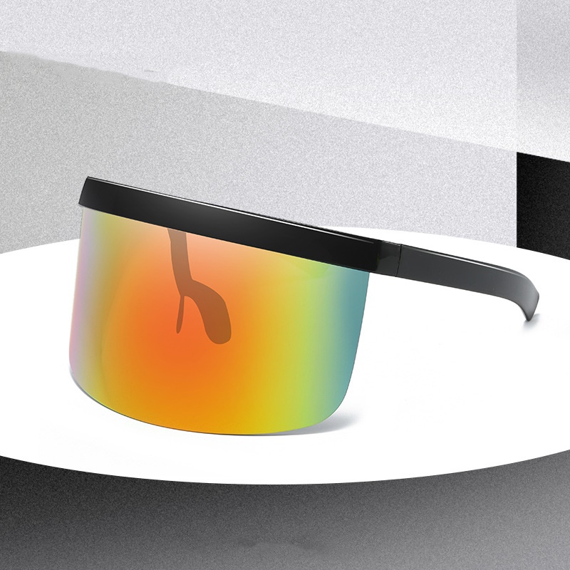 

New Big Frame Full Protection Outdoor Boys And Girls Sunglasses Super Cool Cute Baby UV Protection Baby Sunglasses, White;black