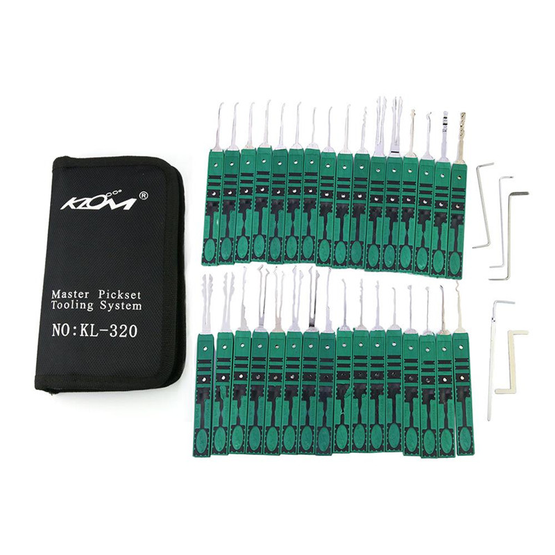 

Original KLOM 32 pcs Lock Pick Tool Superior Pick Set Locksmith Tools Free Shipping