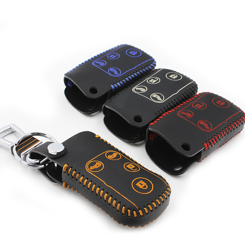 

cover for honda elysion 2012 Genuine Leather Car Key bag/case wallet holder 2012 2015 key2a, Sky blue