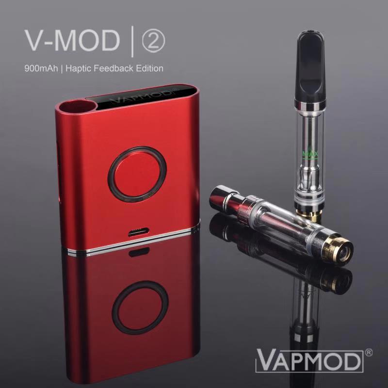 

Authentic Vapmod Vmod V Mod 2 V2 Preheat VV 510 Cartridge Battery 100% OriginalBattery Haptic Feedback Edition 2.0 II