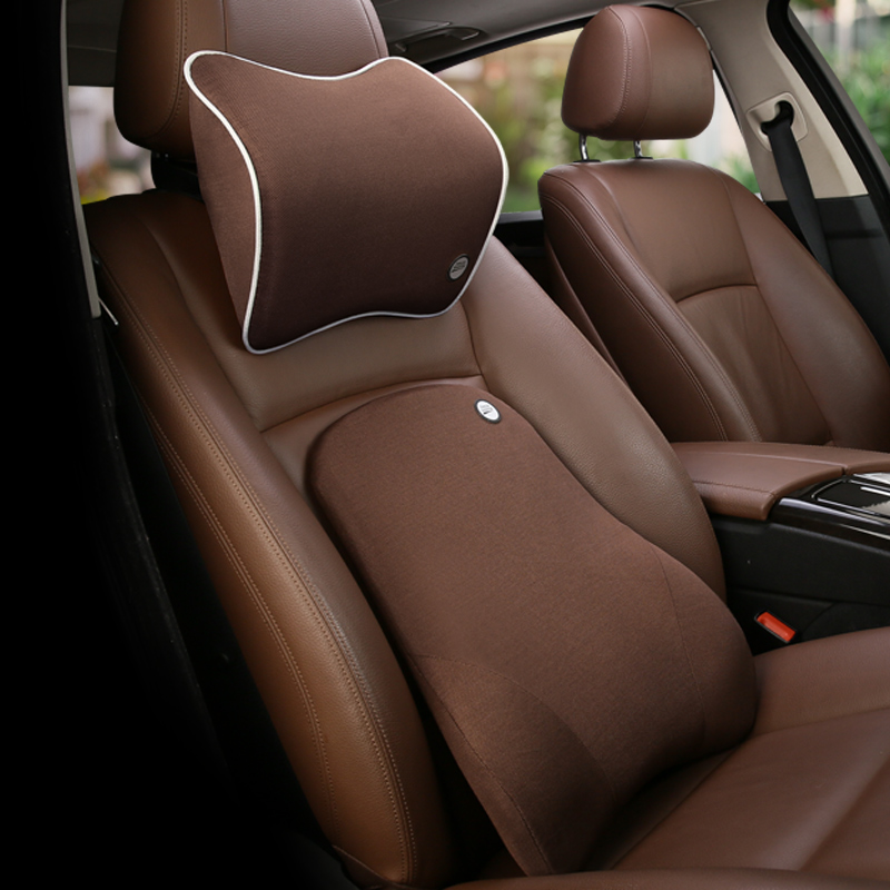 

2020 Hot BLACK Head Neck Rest Massage Memory Foam Cushion Support Headrest Pillow Car Seat Cover 5 Colors Universal Car Styling
