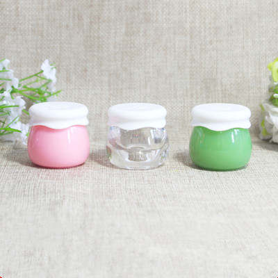 

10/30/50pcs Portable Acrylic Cosmetic Empty Jars 10g Cream Containers Cosmetic Bottle Pots Clear/Pink/Green Makeup Lip Box