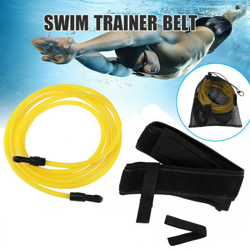 

Swim Training Belts/Swim Tether Stationary Swimming Swim Harness Static Swimming Belt Bungee Cords Resistance Bands