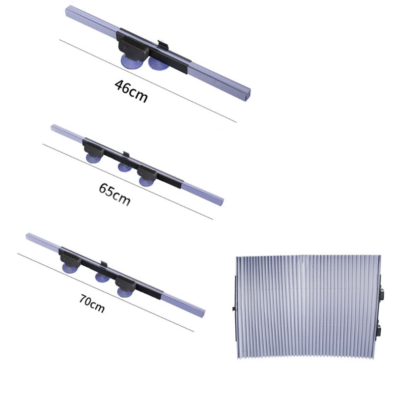 

Universal Retractable Car Windshield Sun Shade Easy to Install Use Keep Vehicle