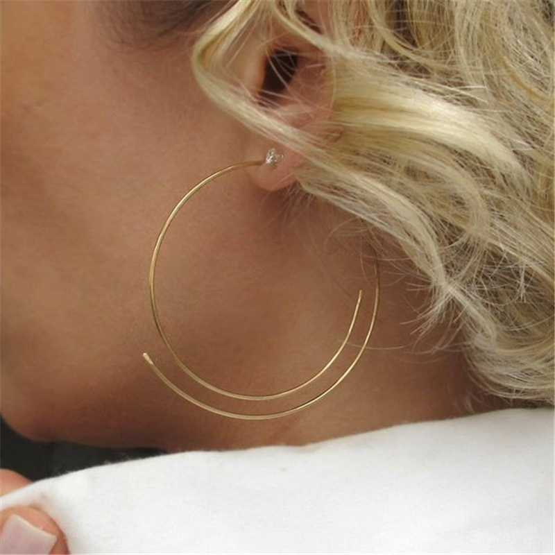 

Hoop Earrings Handmade Jewelry Gold Filled/925 Silver Brinco Vintage Jewelry Party Gift Pendientes oorbellen Earrings for Women