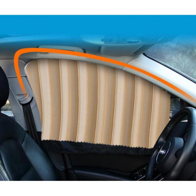

2PCS/4PCS Universal Car Window Sun Shade Curtain Louver Folds Magnetic Adsorption Automotive Curtain