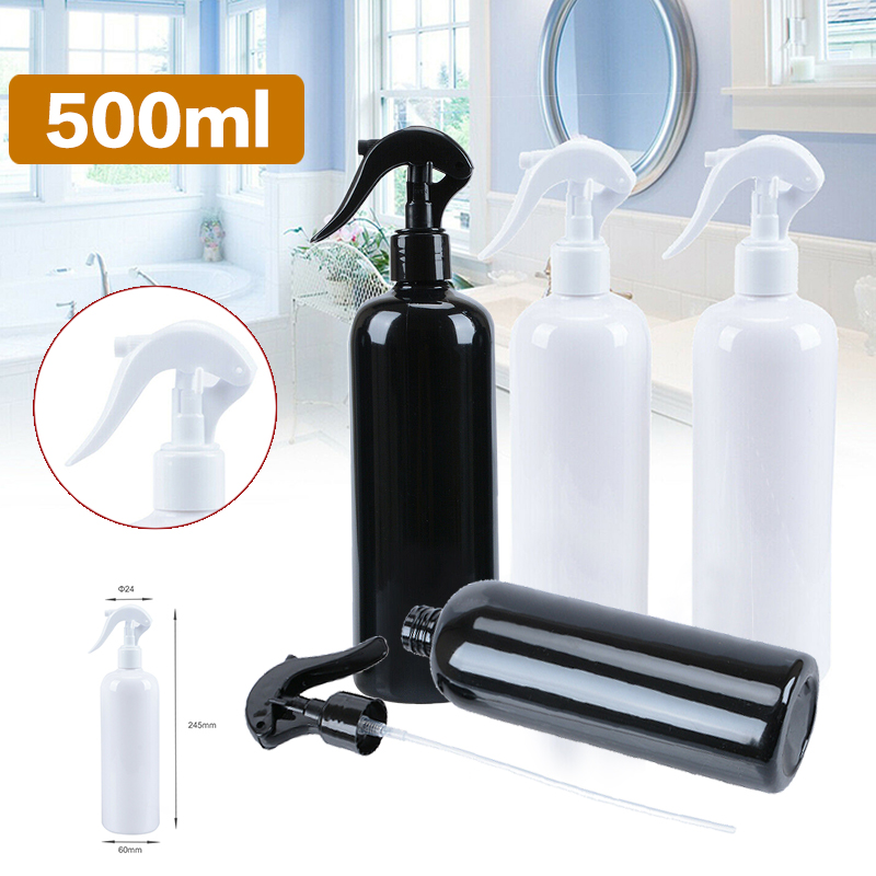 

500ML Plastic Spray Bottle Hairdressing Trigger Water Sprayer Empty Bottle Salon Garden Watering Cleaning Tool