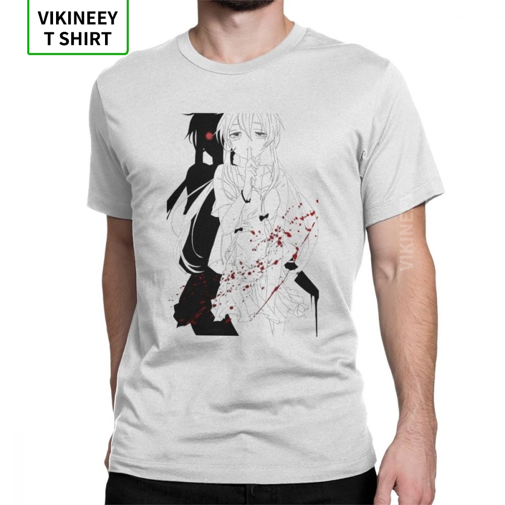 Japan Anime Mirai Nikki Cosplay 100/% Cotton short sleeves T-shirt free shipping