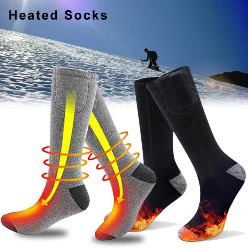 

Remote Control Electric Heated Socks with Rechargeable Battery for Chronically Cold Feet Large Size USB Charging Heating Socks, Gray eu