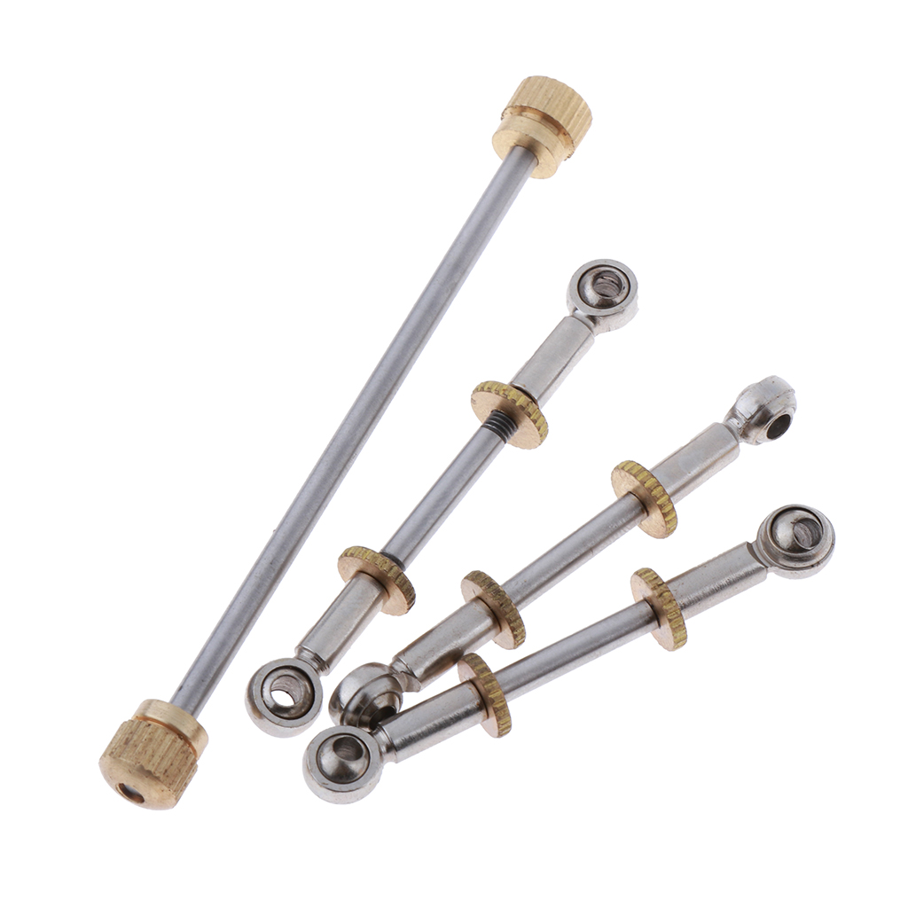 

4 Pieces Copper And Stainless Steel 3Key Horn Silver Crank Accessories