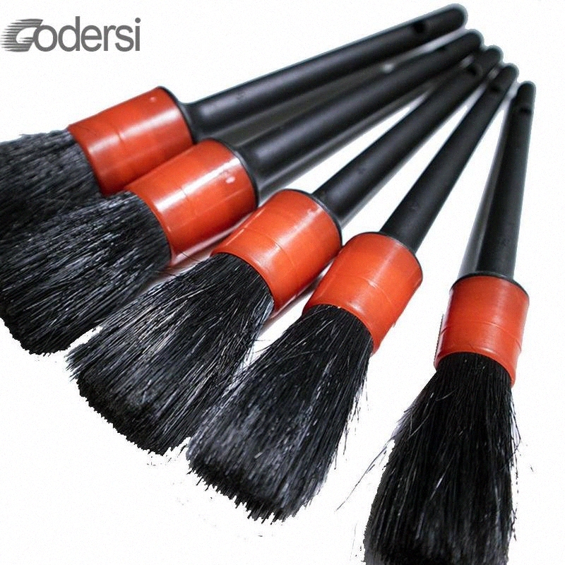 Multifunctional Detail Brush Cleaning Brush for Car Interior Home Use Kitchen Exterior Interior Panels 3pcs Soft Detailing Brush